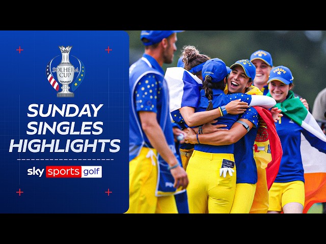 Europe regain Solheim Cup after brilliant singles session! | Sunday Singles | Solheim Cup