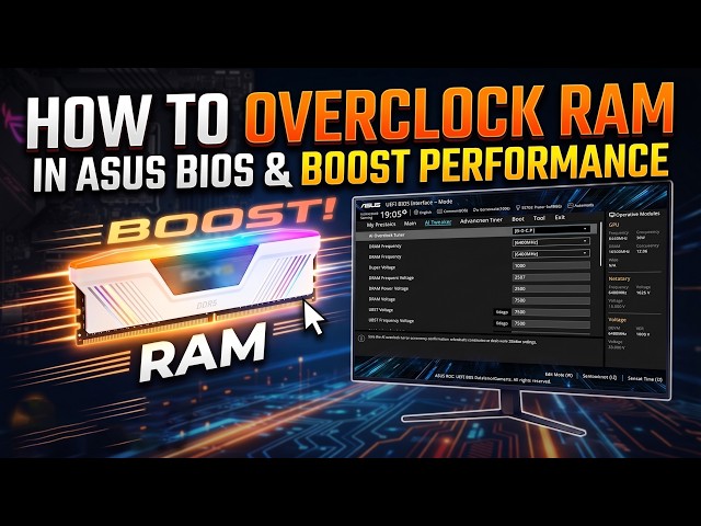 How to Overclock RAM in ASUS BIOS & Boost Performance