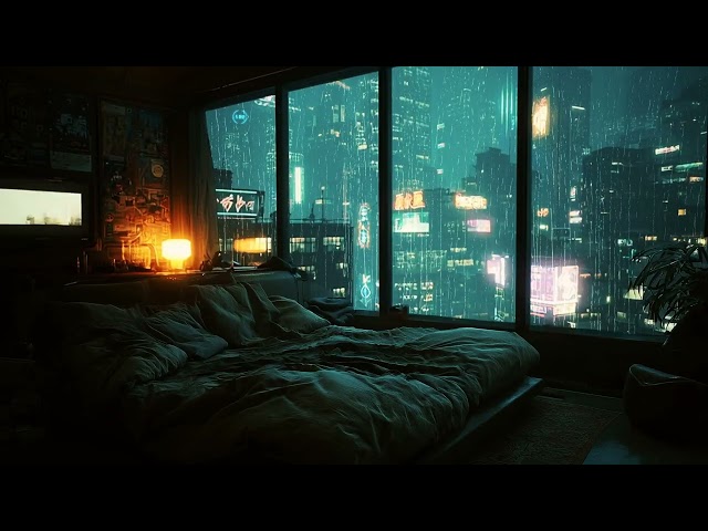 Random Dream  *  Immersive Blade Runner Cyberpunk Ambient I Focus & Sleep