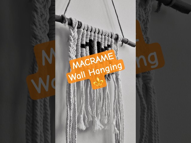 SUPER EASY wallhanging#macrametutorial #macrame #wallhanging #diy #crochet #handmade #raffia #boho