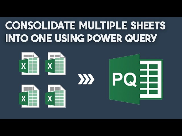 Combine Multiple Worksheets into one using Power Query