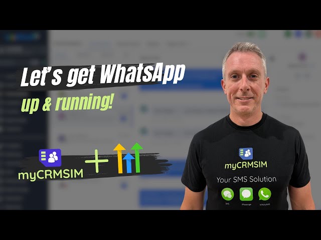 01a Let’s get WhatsApp up & running! 📲