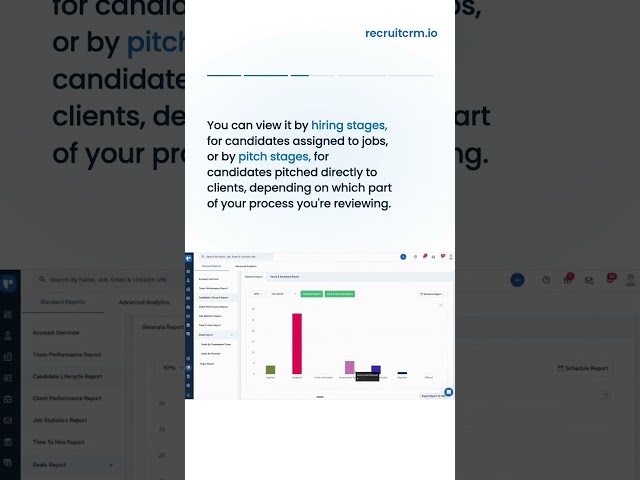 Candidate Lifecycle Report in Recruit CRM