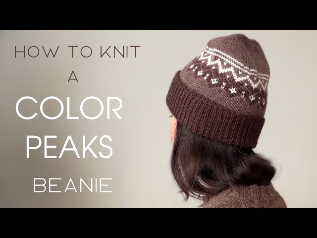 Colorwork is easier than it looks. Start with this beanie ❄️