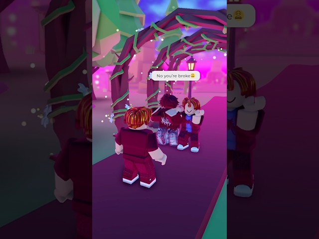 He wanted a handsome baddie boy..😈 #roblox #shorts