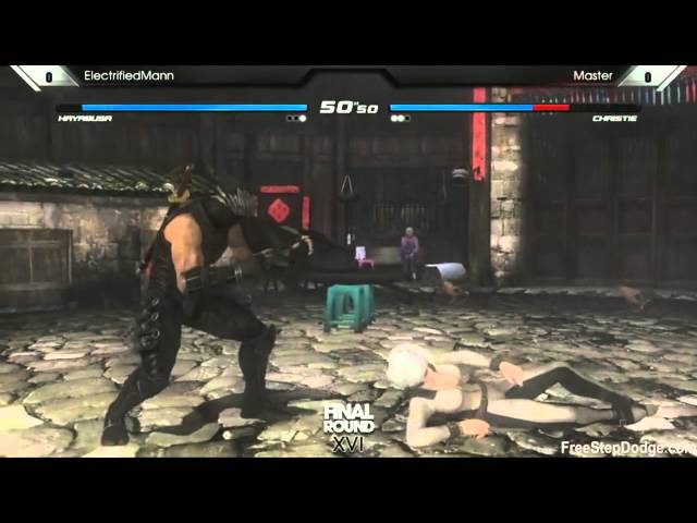 Final Round 16 - DOA5 - Top 16 - Master vs ElectrifiedMann
