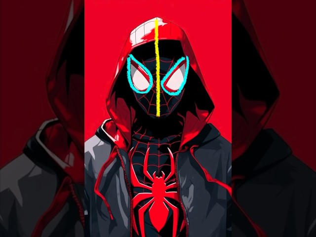 HOW TO DRAW SPIDER MAN (MILES MORALES) STEP BY STEP