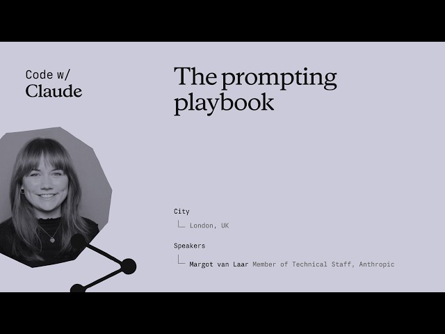 The prompting playbook