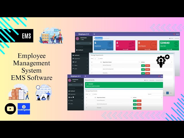 Complete Employee Management System in PHP Download Source Code
