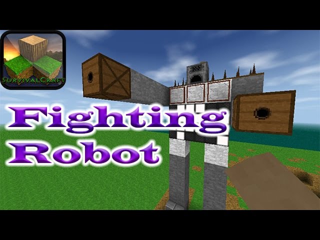 FIGHTING ROBOT | Survival Craft Tutorial { Survival Craft 1.28.5 }