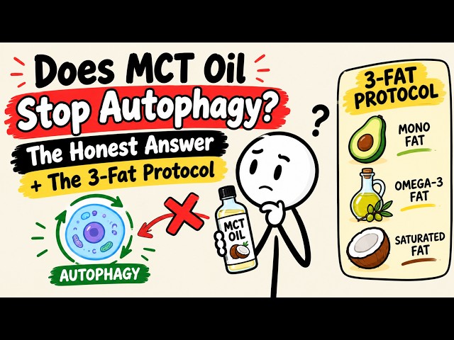 Does MCT Oil Stop Autophagy? The Honest Answer + The 3-Fat Protocol
