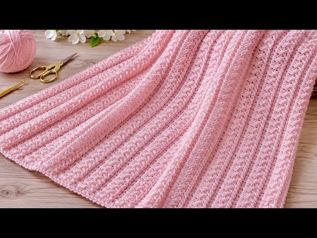WOW!🌟 A Blanket in 1 Day! You've Never Seen Such an Easy and Beautiful Crochet Pattern
