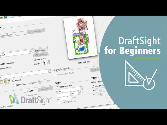 DraftSight for Beginners – Outputting Drawings