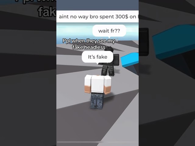 This is the best one yet #fyp #roblox #headless #fakeheadless #tutorial