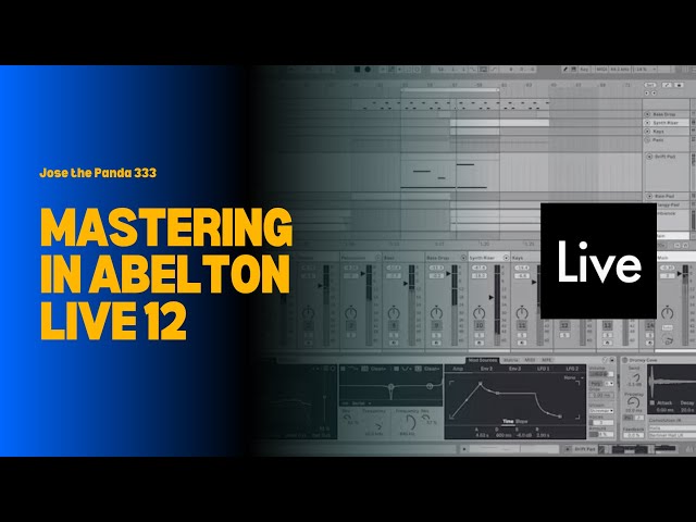 Mastering a song in ableton live 12
