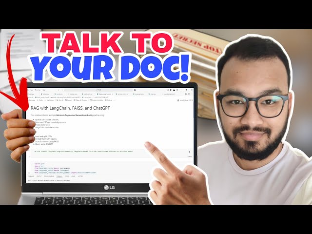 RAG Project using Python, LangChain and FAISS: AI Chat with 100s of Pages!
