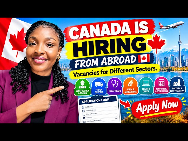 CANADA IS HIRING FROM ABROAD 🇨🇦 | This Company Helps International Workers Relocate