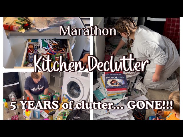 5 years of kitchen clutter: A long overdue clean out!