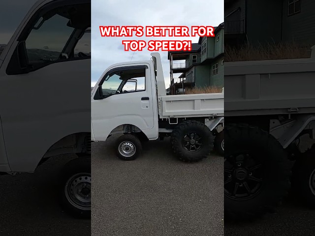 KEI Truck Speed Test! 30” Tires vs Stock — Which One Is Faster?! #KeiTruck #MiniTruck