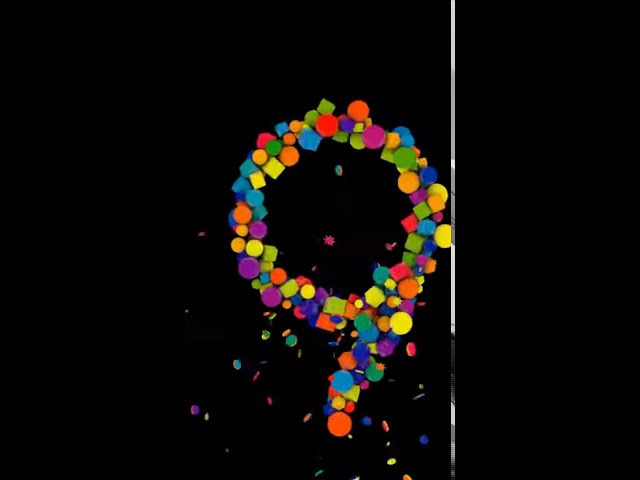 Countdown with Colorful Numbers