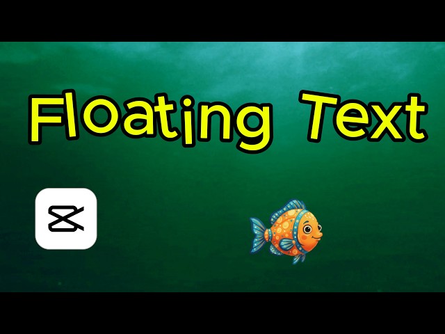 CapCut PC Floating Text Effect — Animate It in Minutes