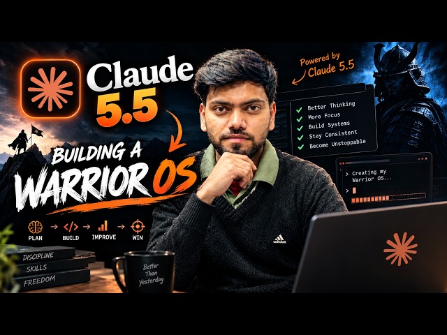 I’m Building My Own WARRIOR OS with Claude 5.5 🤖⚔️