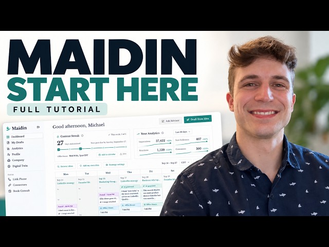 How to Use Maidin to Write Great LinkedIn Posts | Full Tutorial