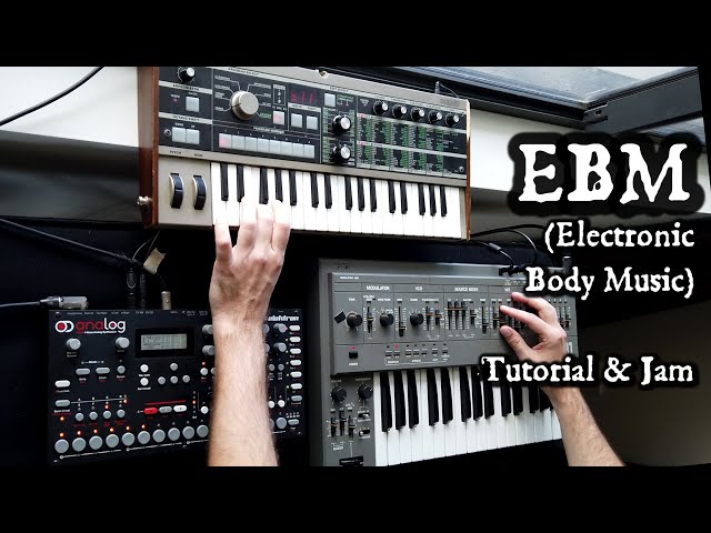 EBM (Electronic Body Music) Tutorial and Performance: Elektron Analog Four, Roland SH-101, MicroKorg