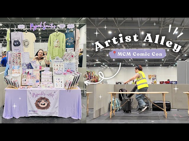 My biggest Artist Alley set up *EVER* 🌟 Artist Diaries