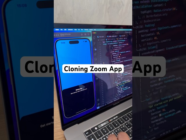 Cloning Zoom App With Flutter #flutter #coding