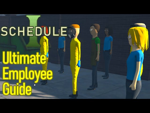 Schedule 1 employee guide / tutorial, how to use workers, automate, assign employees, beds