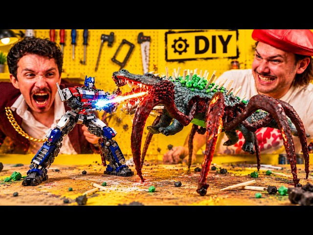 DIY Level 100! Zoochosis Mutant 2.0 vs Optimus Prime 🤖🔥 – The MOST INSANE DIY Battle! 🔥