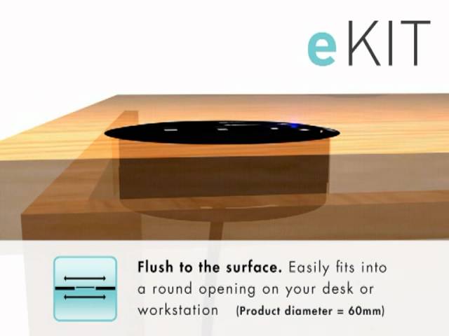 Ekit Multi Desk Hub With 3 Usb Ports, Audio Ports and Card Readers