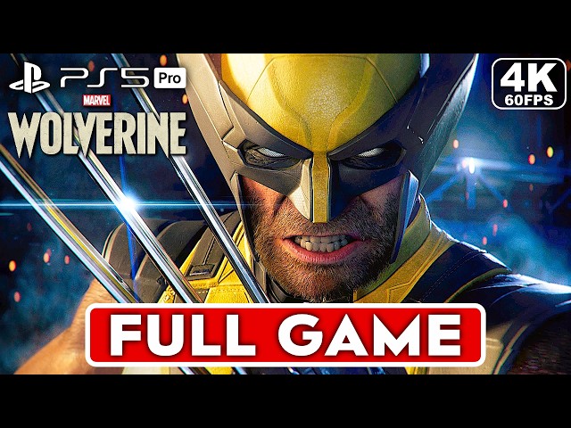 WOLVERINE PS5 Gameplay Walkthrough FULL GAME [4K 60FPS] - No Commentary