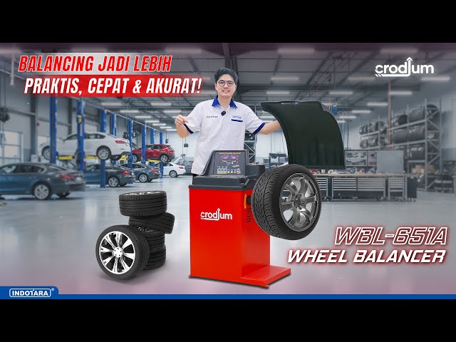 CARA MUDAH MENGGUNAKAN CRODIUM WBL-651A - WHEEL BALANCER HEAVY DUTY UNTUK BENGKEL PROFESIONAL