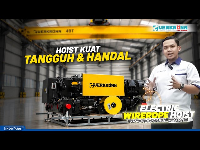 REVIEW VERKRONN WIREROPE HOIST VR-0400/0065D-12XR7(T), TAHAN KERJA BERAT BERTAHUN-TAHUN!