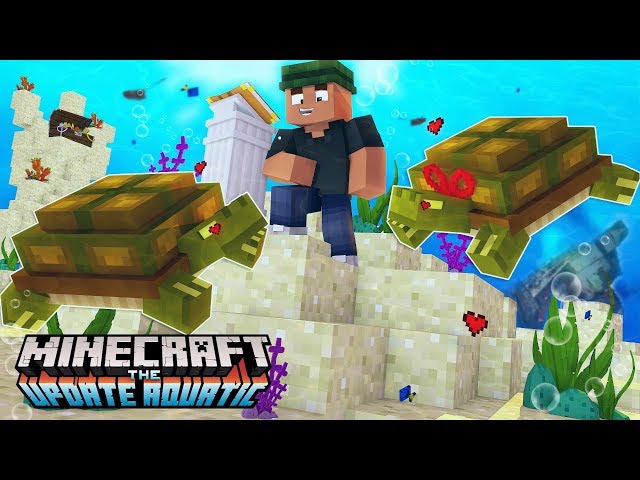 🐠 Minecraft 1.13.1 - FUNDO DO MAR #26 - O CASAMENTO DA TARTARUGA MARIA