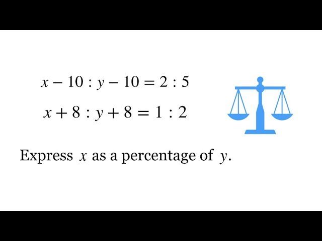 Grade 8/9 Ratio Problems