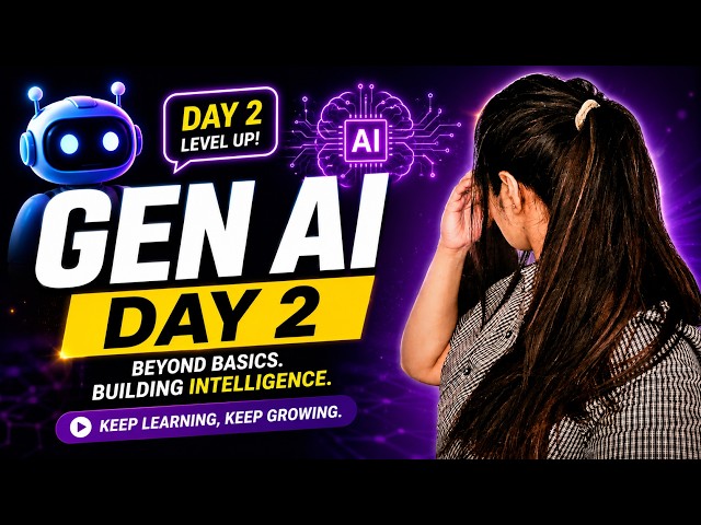 Before Learning Generative AI, Understand THIS! 🤖 | Gen AI Day 2