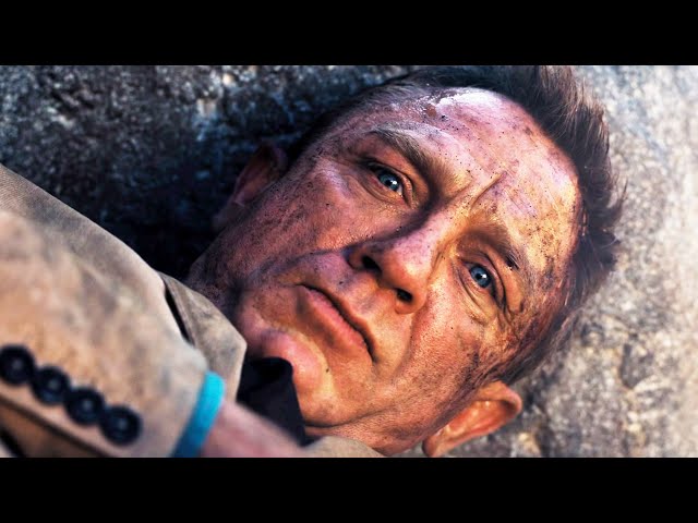 Bond Incredible Bike Jump Stunt Scene ● No Time To Die ● 4K / 8K Full ULTRA HD HDR Movie Clip