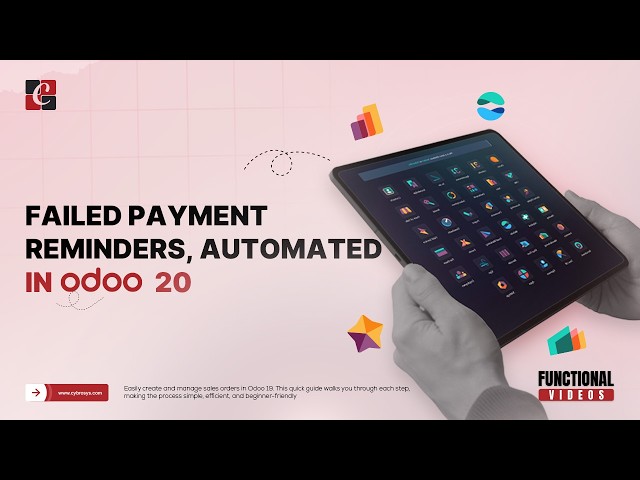 Odoo 20: Failed Payment Reminders, Automated | Odoo 20 New Features | Odoo 20 Functional Tutorials