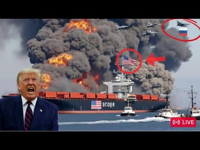 11 Minutes Ago! Russian Sukhoi Jets Strike and Destroy US Cargo Ship | ARMA 3