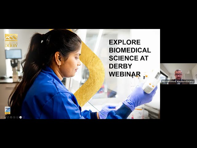 Webinar: Explore Biomedical Science at Derby