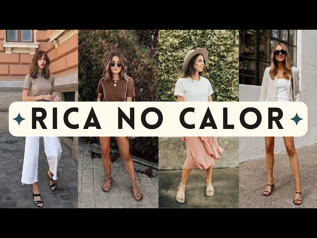 🔴COMO SER ELEGANTE NO CALOR ! ROUPAS CARA DE RICA NO VERÃO !