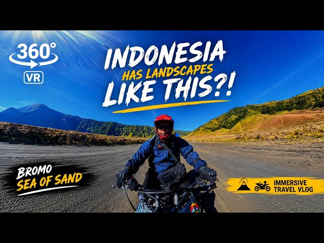 [34] 360° VR Bromo Journey 2026 | Indonesia Has Landscapes Like This?! 🌋🏍️ | Bromo Sea of Sand