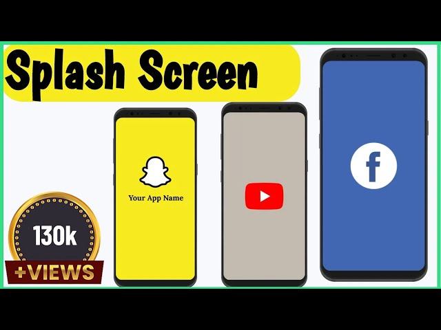 Android Splash Screen (Welcome Screen) in Android - Android Studio Tutorial