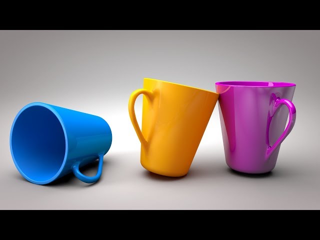 C4D Tutorial For Beginner - How To Make Cup