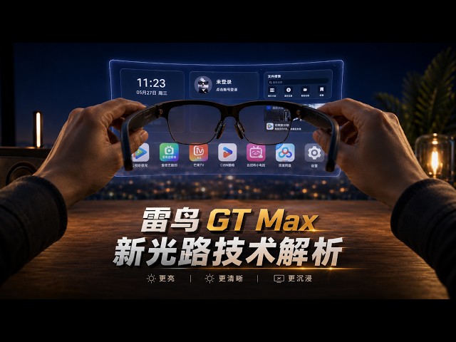 什么样的光学改动,能让巨幕眼镜重生?雷鸟 GT Max 评测