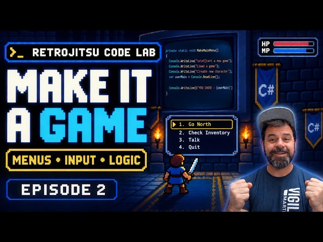 Learn C# by Building an Old-School RPG — Part 2: Menus & Input