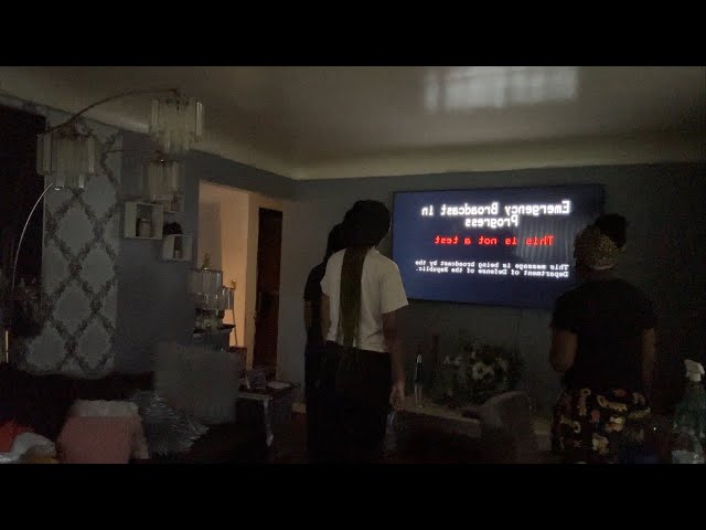 End of the world prank on siblings……